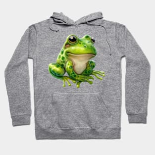 A Frog's Knowing Glance Hoodie